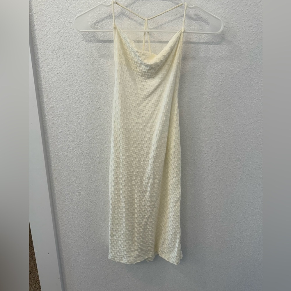 Free people  beach Cream Slip mini Dress xs